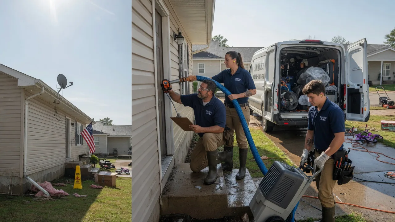 Ceiling Water Damage Restoration in Little Lake, MI near me